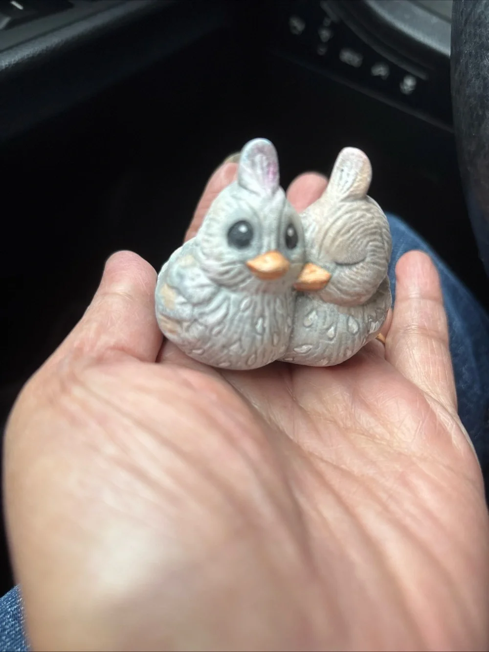 Two Ceramic Birds Figurine